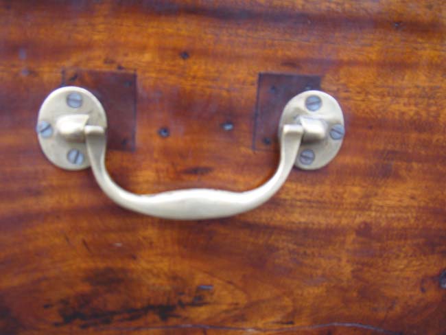 A 19th century brass bound Camphorwood trunk — image 4